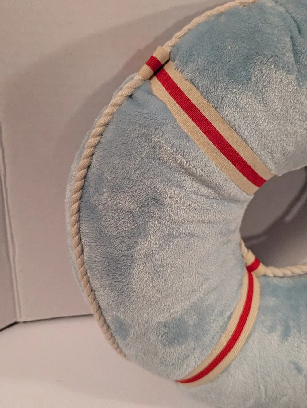 Target Bullseye Playground Summer Pillow Life Preserver Round Beach  Nautical